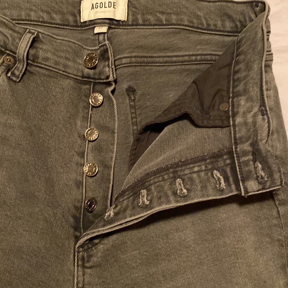 Agolde faded black/grey jeans, size 27 - Picture 7 of 9